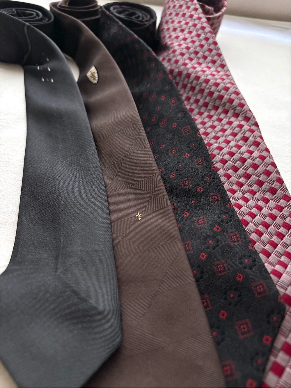 Vintage Bullock’s 100% Silk Ties Lot Of 3 - Plus 1 Free Bonus Polyester Tie
